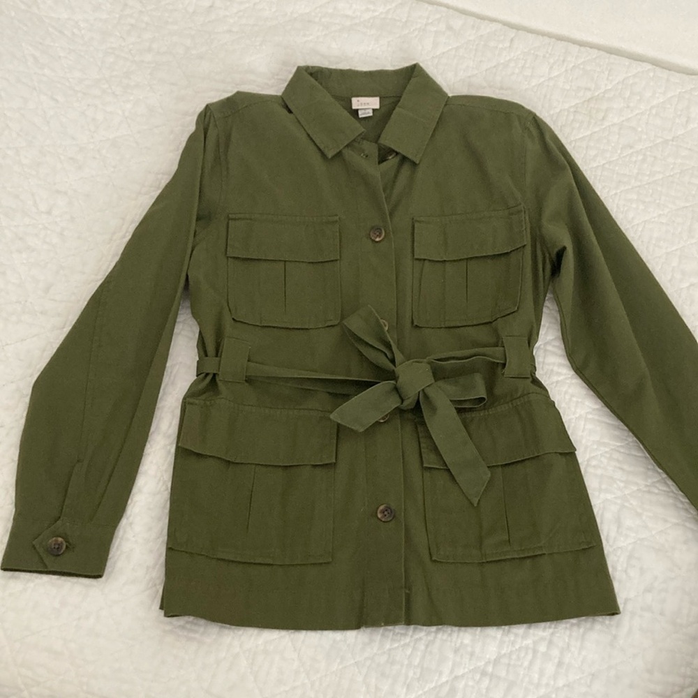 Green Utility Jacket- like new